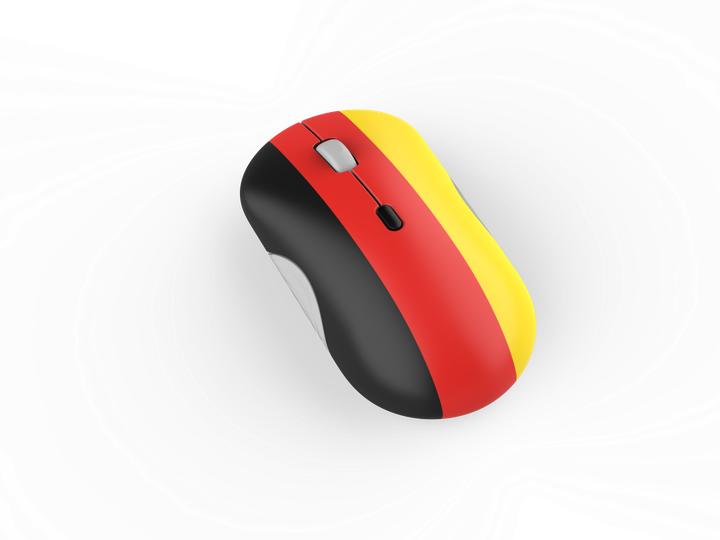 Actual product image Lenovo 350 Fan Edition - Deutschland/Büro/Optisch/1.600 DPI/Drahtlos Bluetooth/Schwarz (Wireless)