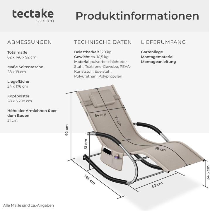 Image du produit tectake Taya (142 cm)