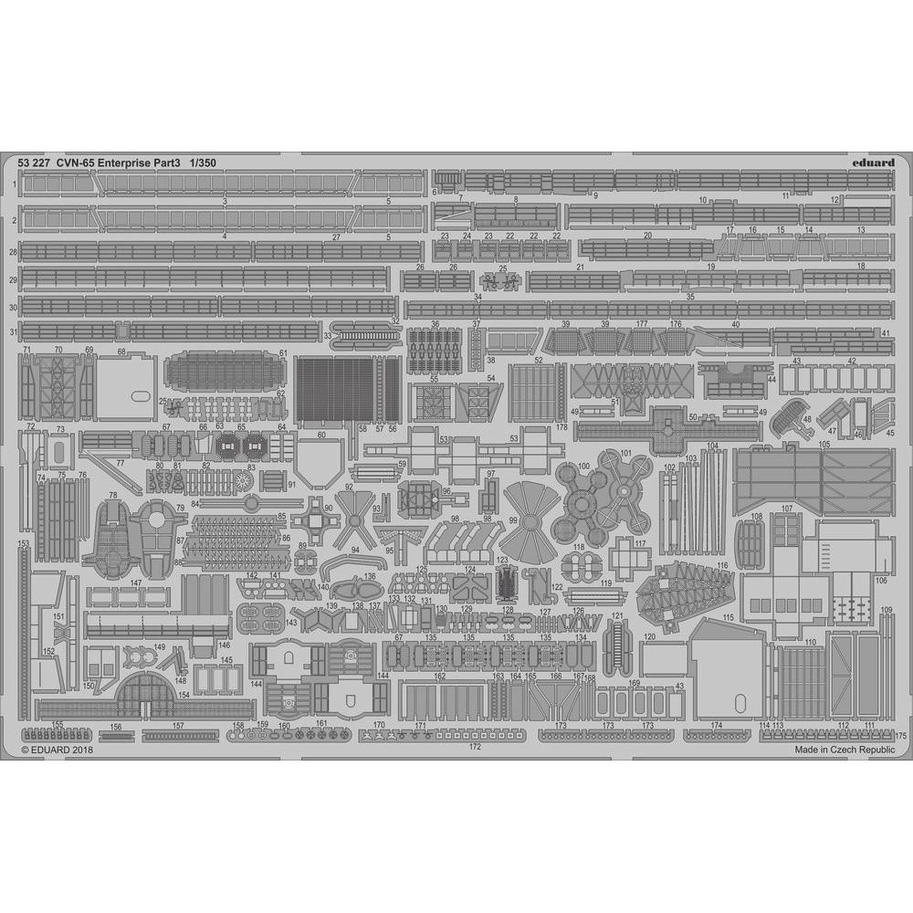 Eduard CVN-65 Enterprise pt.3 for Tamiya