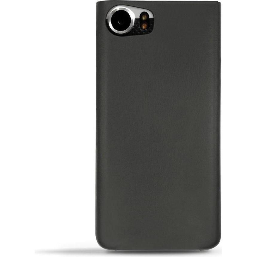Noreve Lederschutzhülle (Blackberry KEYone), Smartphone Hülle, Grau