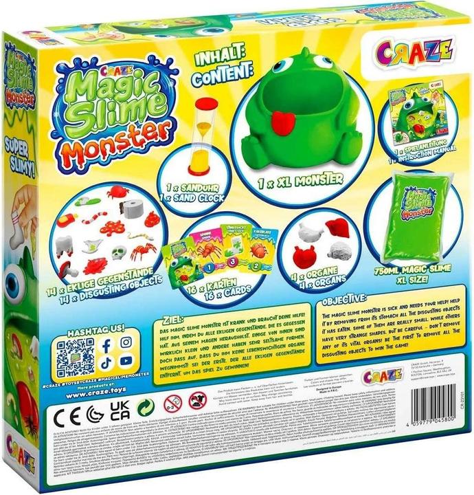 Image du produit Craze Jeu de Creepy Slime Monster (Allemand, Anglais)