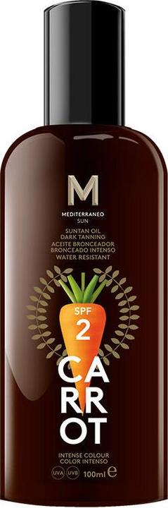Produktbild Mediterraneo Sun CARROT suntan oil dark tanning SPF2 100 ml (Sonnenöl, Bis SPF 10, 100 ml)
