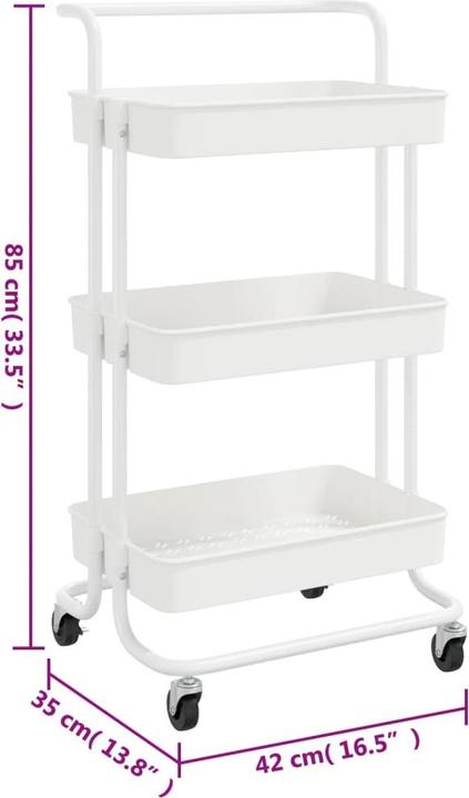 Actual product image vidaXL Küchenwagen