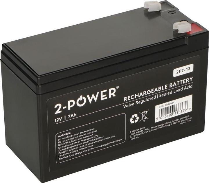 Immagine prodotto 2-Power Batteria VRLA da 12V 7Ah