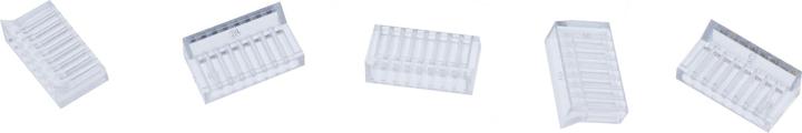 Actual product image InLine Pack of 10 ® crimp connectors Cat.6A RJ45 shielded, with bend protection and threading aid (Network cable plug)