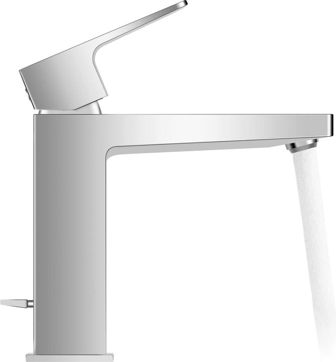 Actual product image Duravit Manhattan single lever basin mixer, M MinusFlow, 129 mm projection, with pop-up waste, MH102