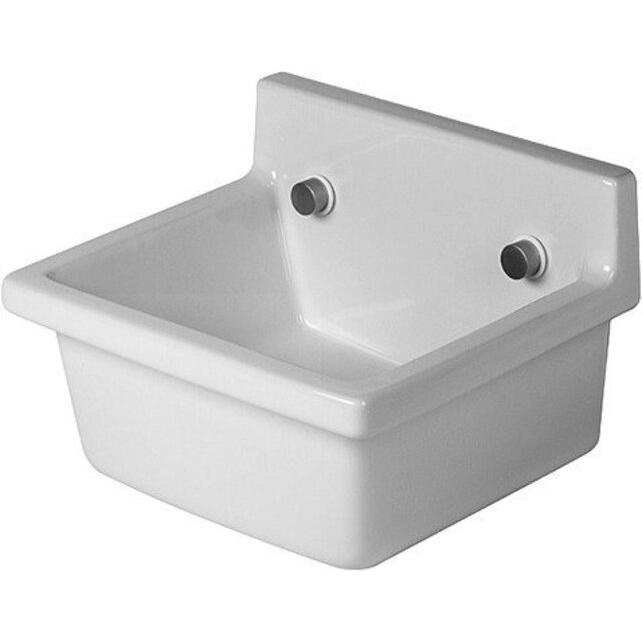 Duravit, Waschbecken, Ausgussbecken STARCK 3 o ÜL HLB 480x425mm ohne Hahnloch weiss (425 mm, 480 mm)