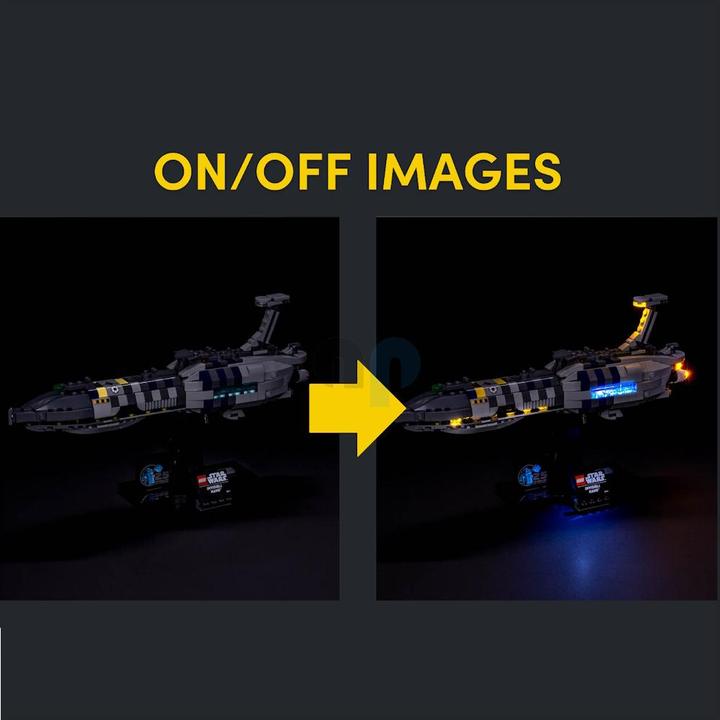 Image du produit Light my bricks Kit de lumière pour LEGO® 75377 Star Wars La Main Invisible