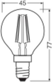 Produktbild Osram LED Classic P Energy Efficiency C Dim (E14, 2.90 W, 470 lm, 1 x, B)