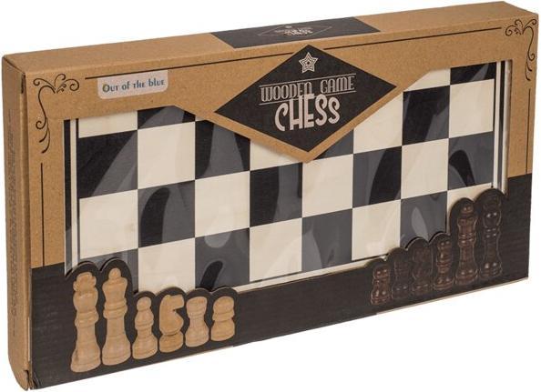 Image du produit Out of the blue ootb - Jeu de société en bois, échecs, environ 34 x 34 cm