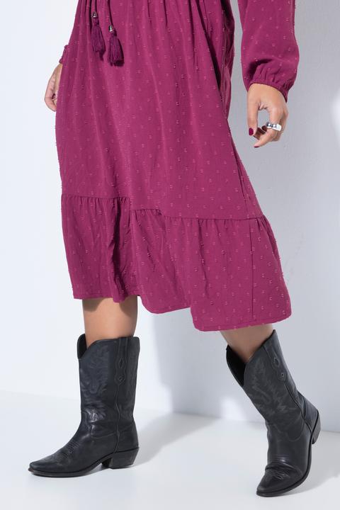 Produktbild Studio Untold Maxikleid, A-Linie, Alloverprint, Langarm (46)