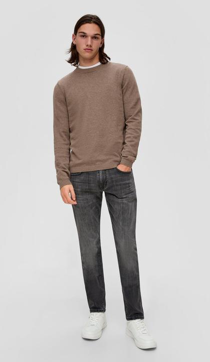 Produktbild s.Oliver Strickpullover Basic Strickpullover (XXL)