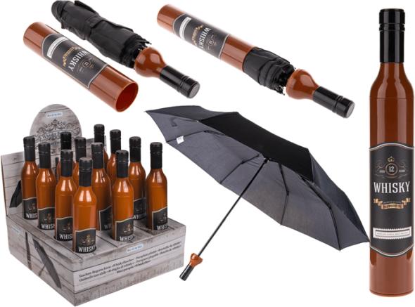 Image du produit Out of the blue Parapluie de poche Bouteille de whisky