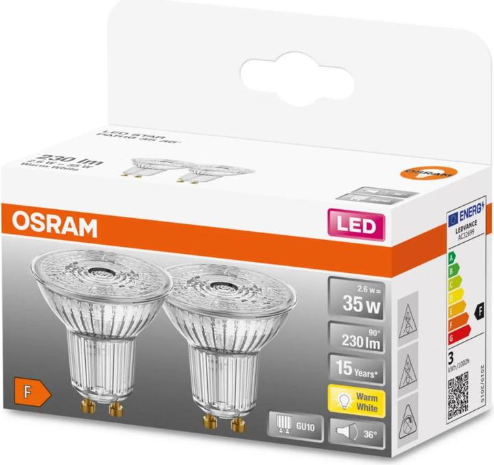 Produktbild Osram LED ST MR16 35 36 GU5,3 WW DUO (GU10, 2.60 W, 230 lm, 2 x, F)