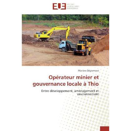 Opérateur minier et gouvernance locale à Thio, Fachbücher