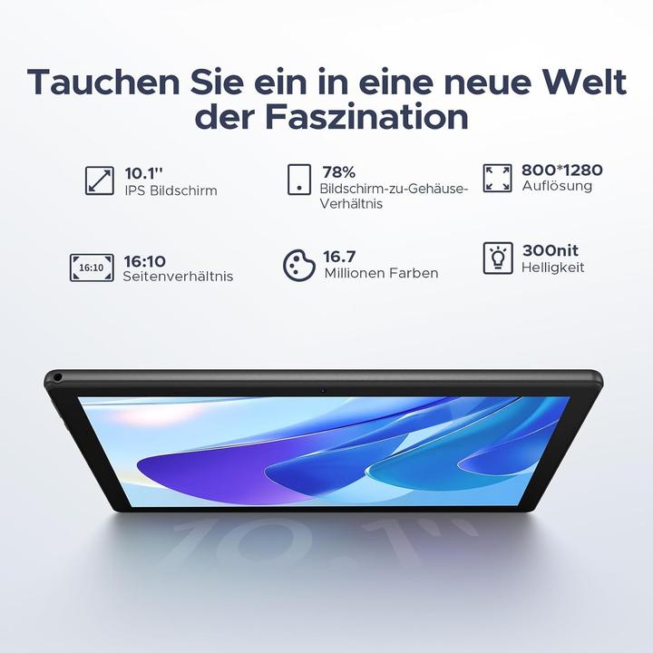 Actual product image Doogee U10 Android Tablet (5G, 10", 128 GB)