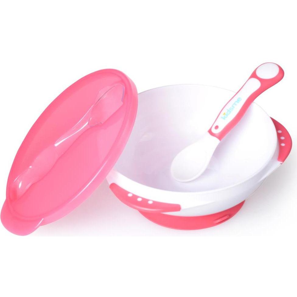 Homla Kidsme bļoda ar piesūcekni vāciņu un termokarotīti Lavender no 9 mēn. 9832LA (9832LA)