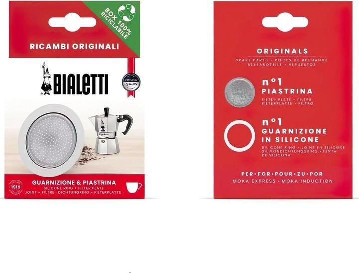 Produktbild Bialetti Dichtungsringe & Filterplatte ( 4 Tassen )