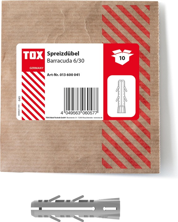 Image du produit Tox Chevilles à expansion Barracuda 6x30 mm (10 pcs)