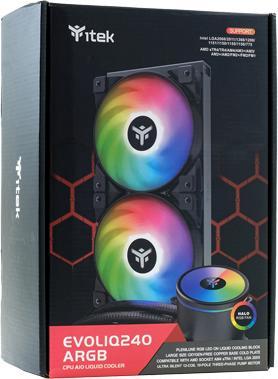 Actual product image Itek Kit Watercooling compatible Evoliq 240 ARGB (Noir)