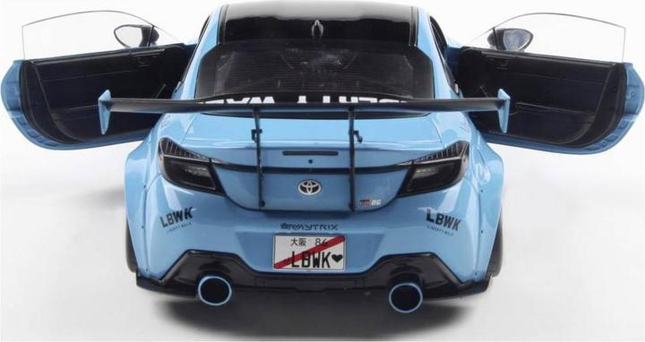 Actual product image Solido 1:18 Toyota GR86 LBWK BODY KIT blau