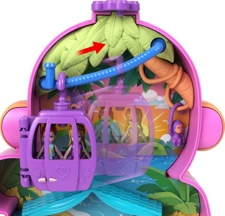 Productafbeelding Polly Pocket Speelset aap mama en baby