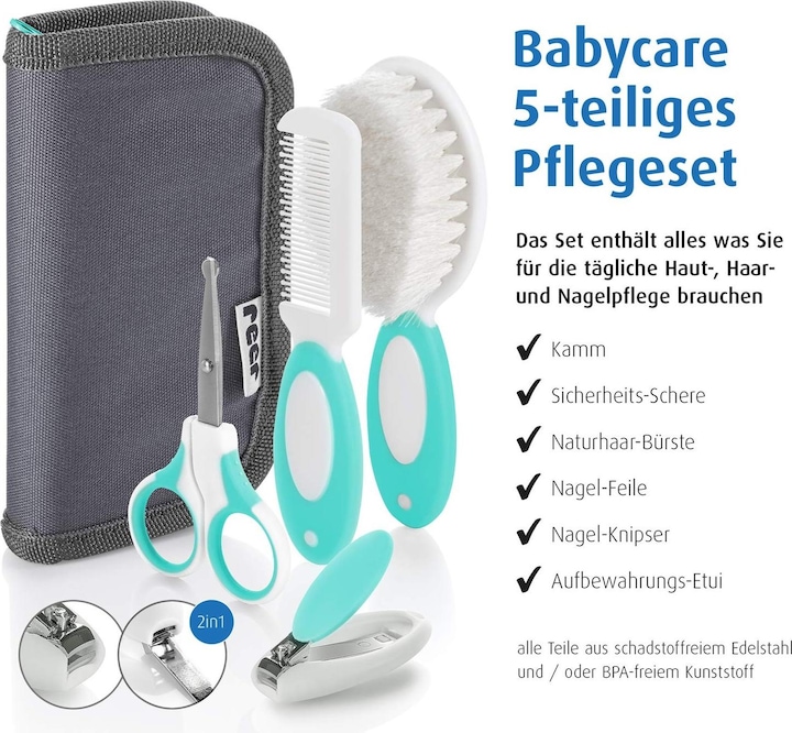 Actual product image Reer 5-piece BabyCare care set