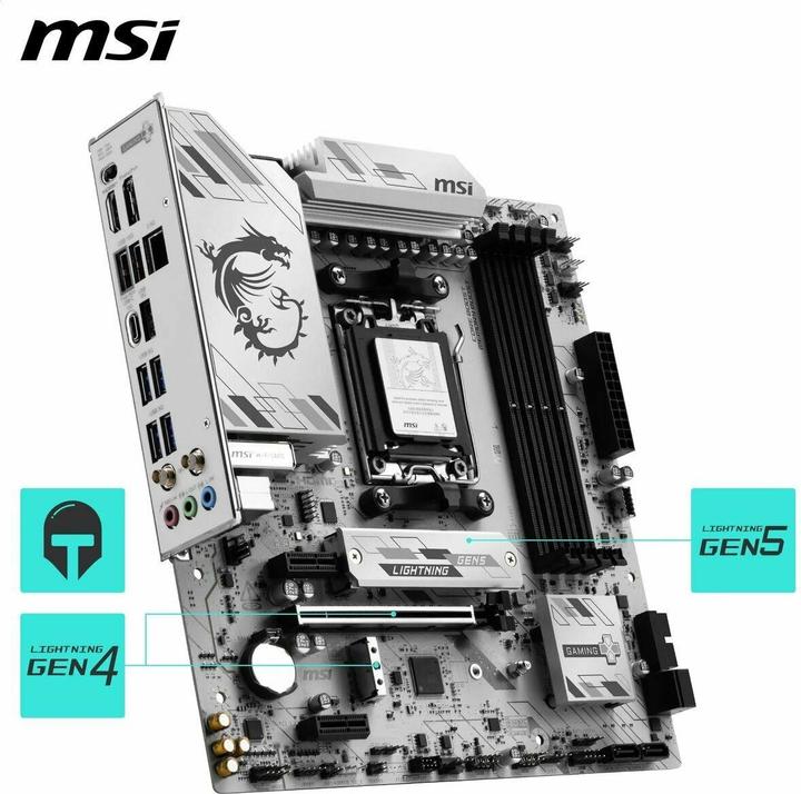 Produktbild MSI B850M Gaming Plus WIFI6E (AM5, AMD B850, mATX)