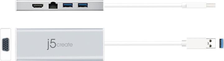 Produktbild j5Create JUD380 (USB-A, 2 Ports)