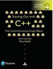 Produktbild Starting Out with C++ from Control Structures through Objects, Global Edition (Englisch, Tony Gaddis, 2018)