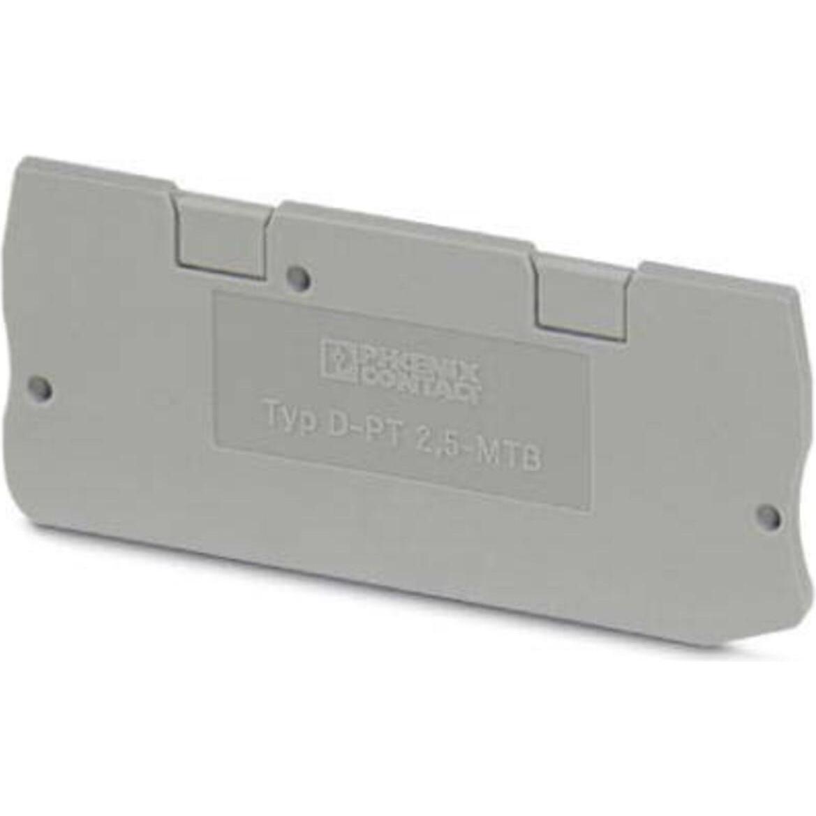 Phoenix Contact End Cover 3210196, Elektronikkabel + Stecker, Grau