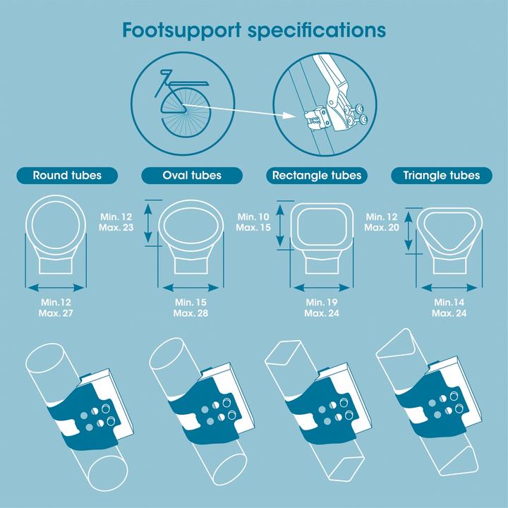 Actual product image Qibbel Junior Bike Seat (Luggage carrier (rear))