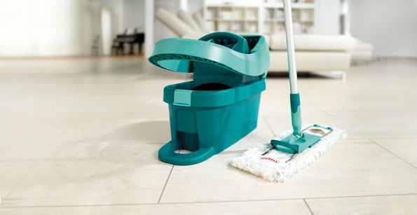Produktbild Leifheit Bodenwischer Profi XL micro duo mit Aluminiumstiel (1 Stk.)