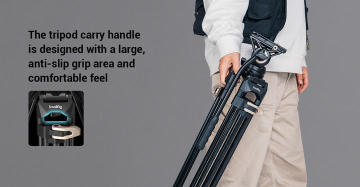 Immagine prodotto SmallRig AD-01 supporto per testa fluida ad alte prestazioni (Metallo)