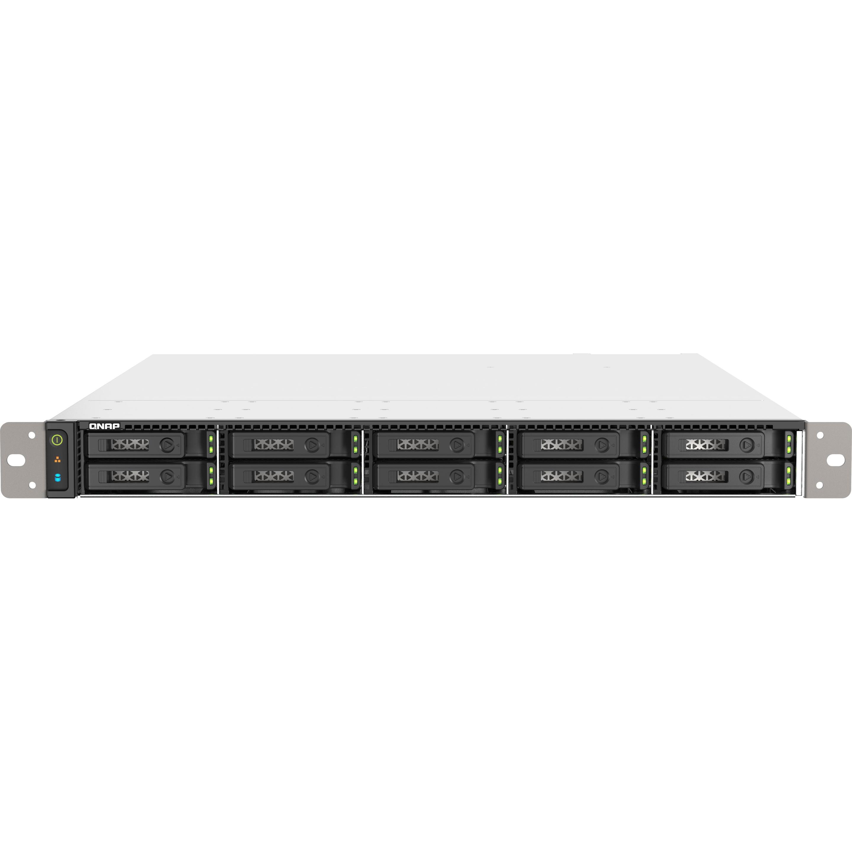QNAP TS-h1090FU-7302P-256G, NAS, Schwarz, Grau