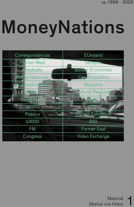 Produktbild Material Marion von Osten 1: Money Nations (Englisch, Jonas von Lenthe, Max Stocklosa, Marion von Osten, Lucie Kolb, 2024)