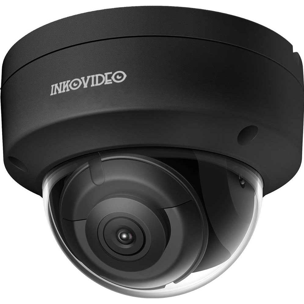 Inkovideo V-811-8MB LAN IP Überwachungskamera 3840 x 2160 Pixel, Netzwerkkamera, Schwarz