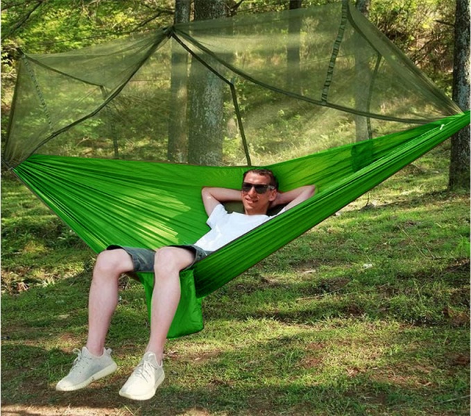 Produktbild Verk Group Camping-Hängematte mit Moskitonetz (150 kg)