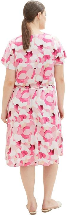 Produktbild Tom Tailor Vestito con Design di Forme Rosa (46)
