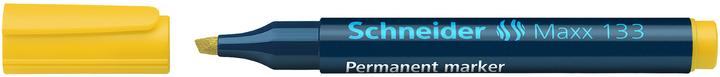 Produktbild Schneider Permanentmarker Maxx 133, 1+4 mm, gelb (Gelb, 4 mm, 1 x)