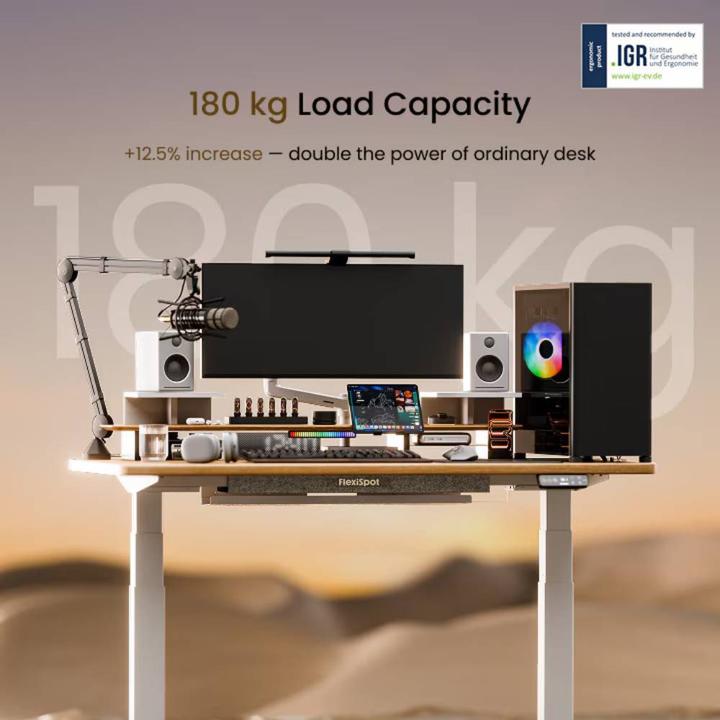 Produktbild Flexispot E7 Pro Premium Schreibtisch (Ahorn) (70 x 140 x 65 cm)