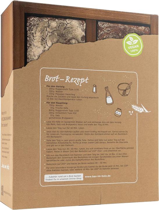 Produktbild BAX Brot-Holzbackrahmen