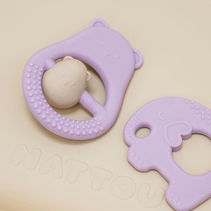 Immagine prodotto Nattou Anello di dentizione Madre Rosa in silicone