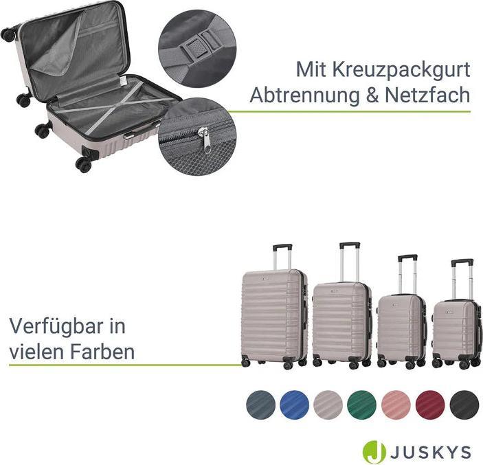 Immagine prodotto Juskys Set di valigie rigide Roma (41 l)