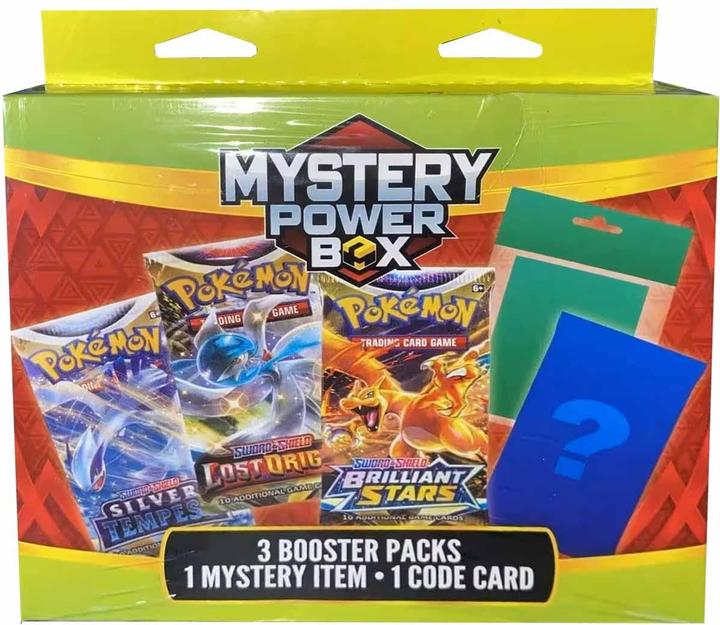 Image du produit Pokémon TCG Sword & Shield Mystery Power Box (3 Boosters Packs) (Anglais, Coffret & Collection)