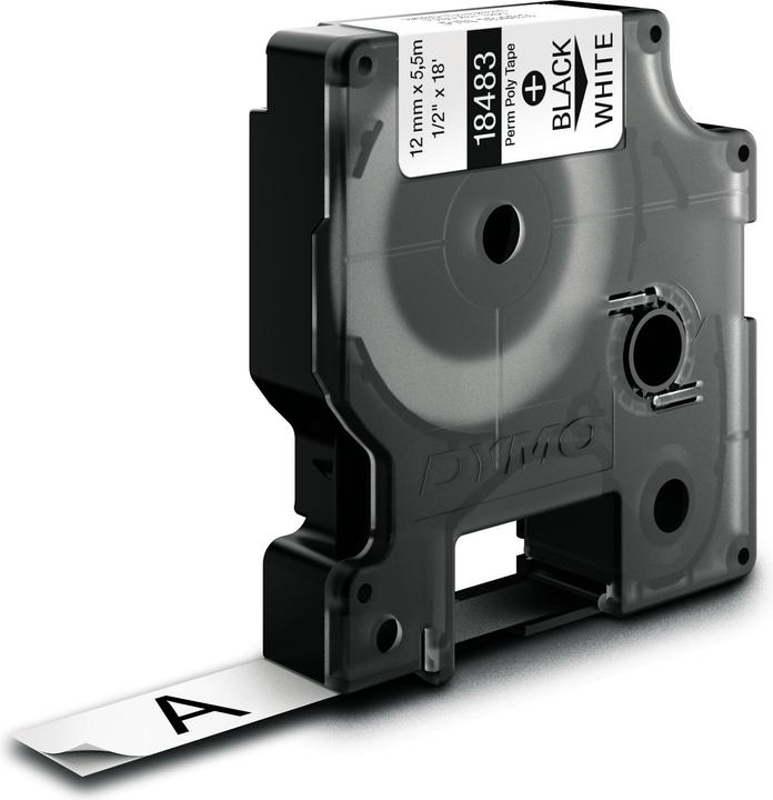 Produktbild Dymo Rhino ID2 Polyesterband 18764, weiss (1.20 cm, Weiss)