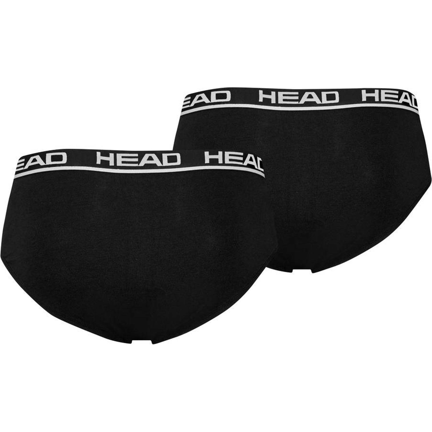 Thumbnail - Head, Herren, Unterhosen, Slip Casual Stretch, Schwarz, (XL, 2er Pack)