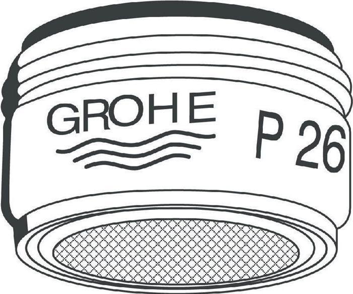 Grohe Laminar jet regulator 7.5-9 l/min at 3 bar chrome
