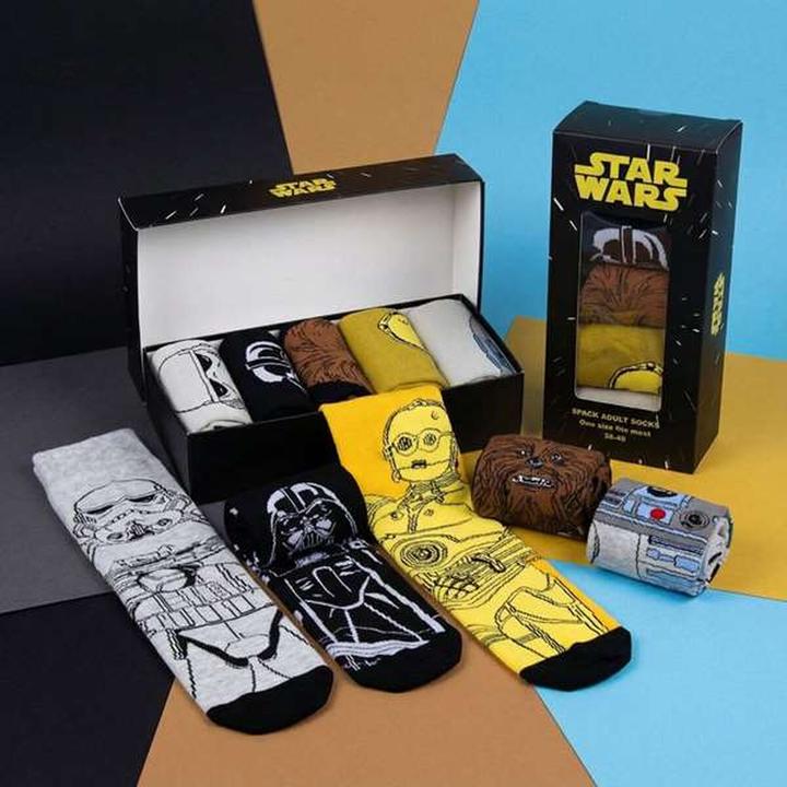 Produktbild Cerdá Star Wars Socken 5er-Pack 38-45 (5er Pack, 38 - 45)