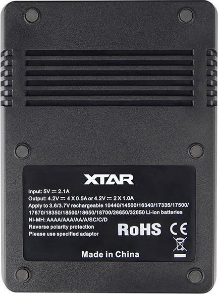 Produktbild Xtar VC4 (1 Stk., C, AAAA, AAA, A, AA, D, Ladegerät ohne Akku)